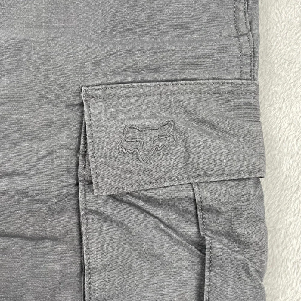 Fox Racing Slambozo 2.0 Cargo Shorts Mens 36 Gray Ripstop Stretch Outdoors 10